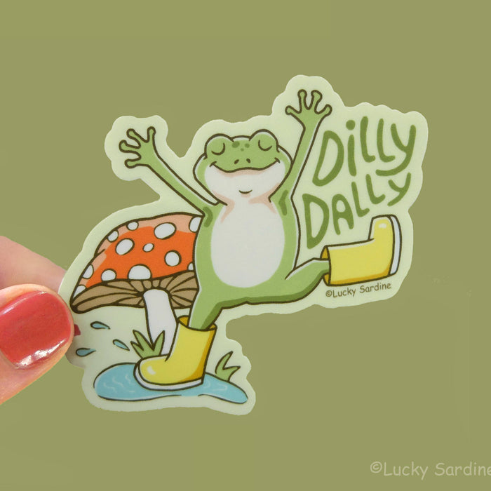 Dilly Dally Vinyl Sticker