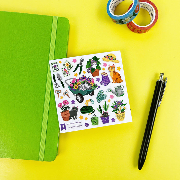 Paw-sitive Planting Stickers