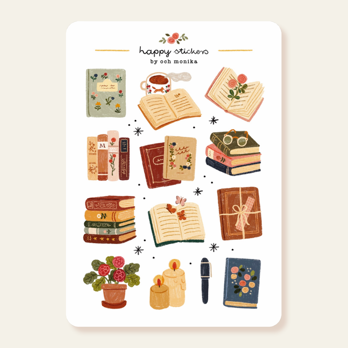 Book Lover - Sticker Sheet