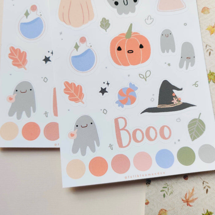 Spooky Halloween Sticker Sheet