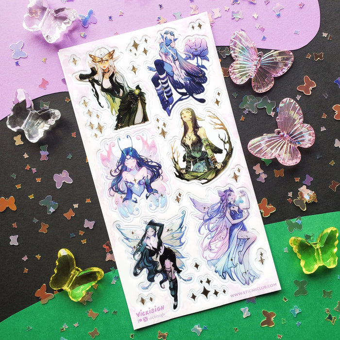 Enchanted Forest Faes Sticker Sheet