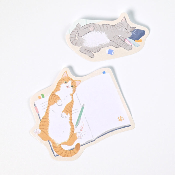 'Nyantomo' Series Sticky Note Set - Attention Seeking Cats