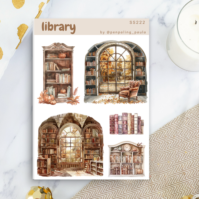 Library - Sticker Sheet