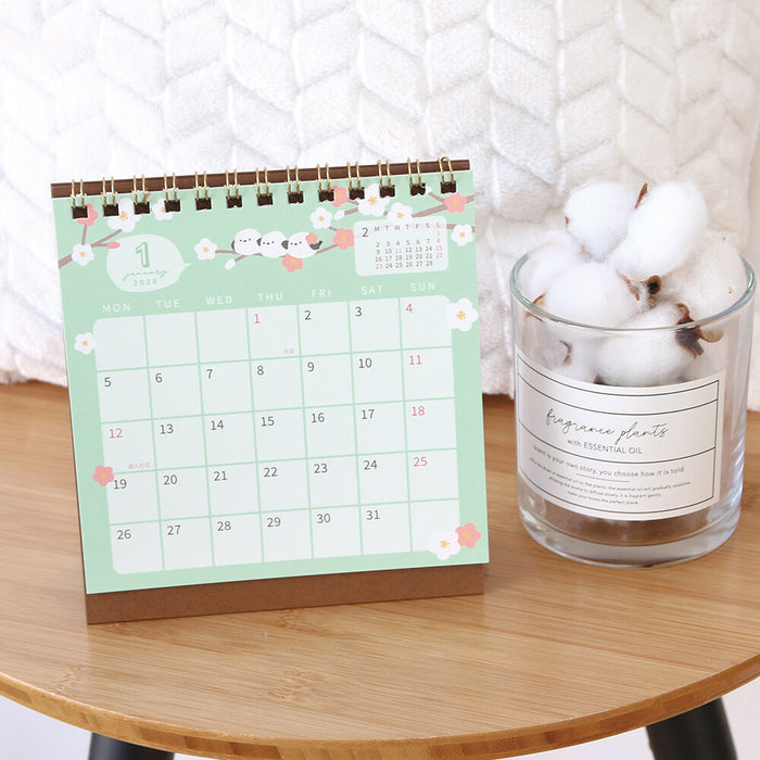 2026 Desktop Calendar - Shimaenaga