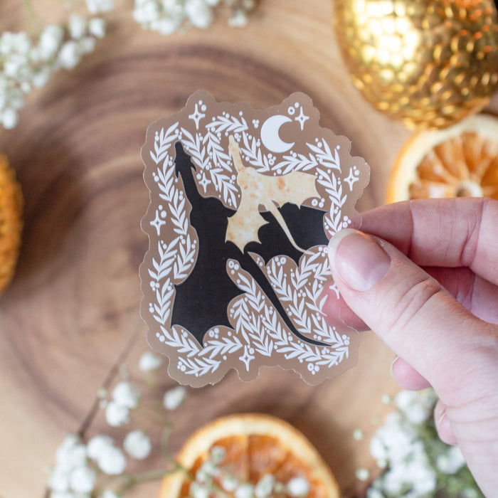 Fourth Wing Tairn and Andarna Signet Vinyl Sticker