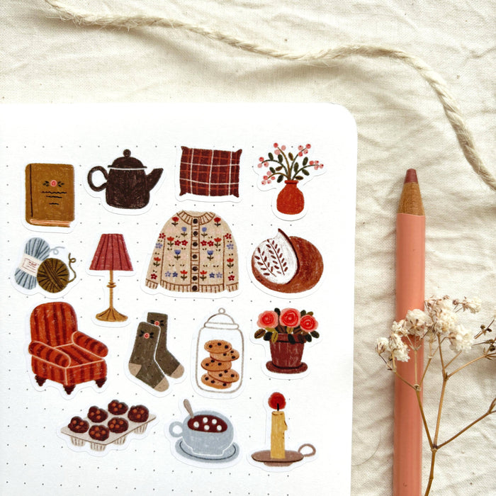 Cozy Home - Sticker Sheet