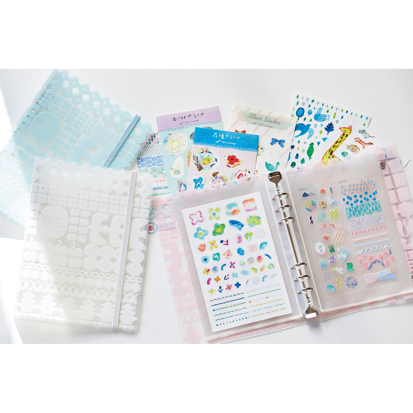 Small Sticker Binders King Jim OTONA Sticker File Binder | WashiGang Australia