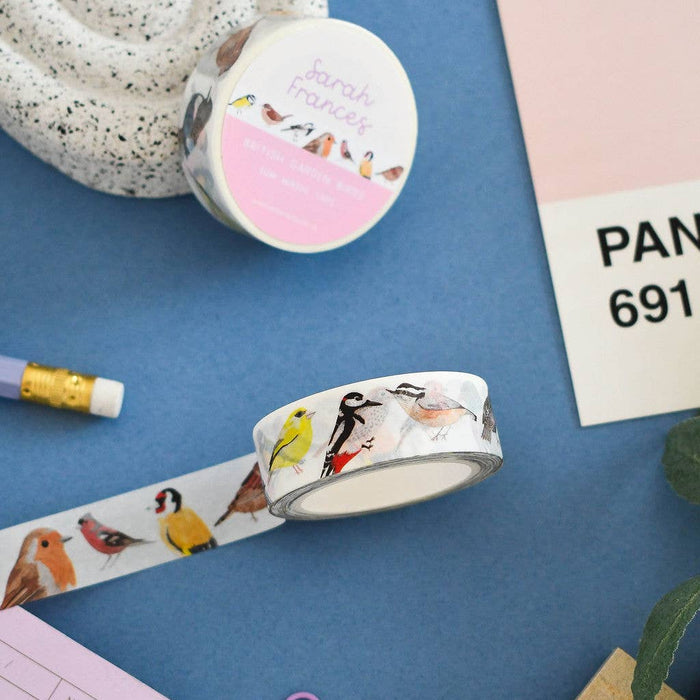 British Garden Birds Washi Tape