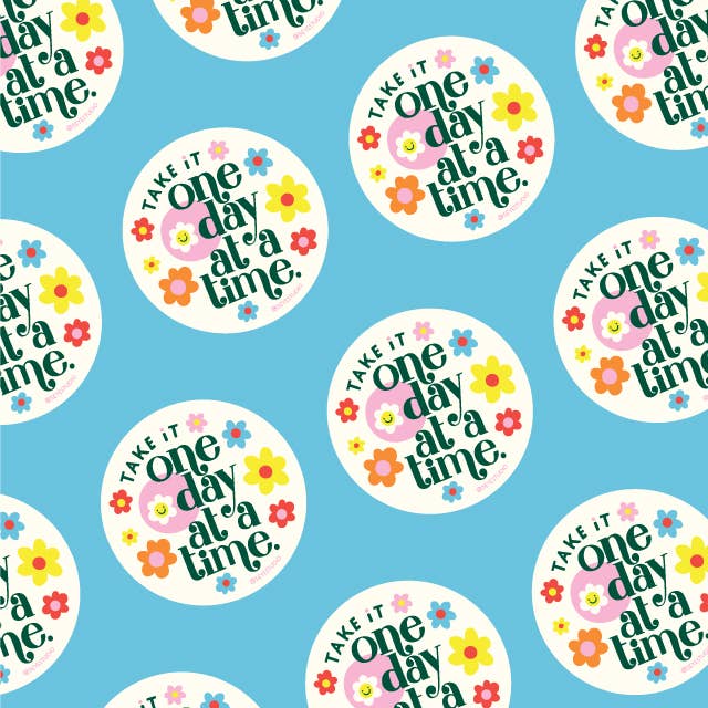 Take it One Day at a Time Vinyl Sticker