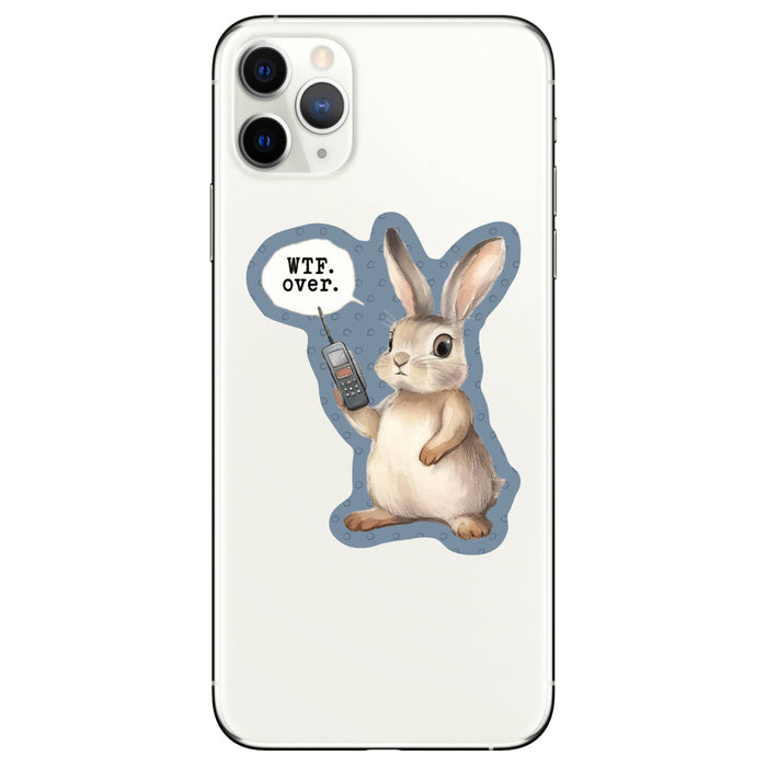 WTF Bunny Vinyl Sticker