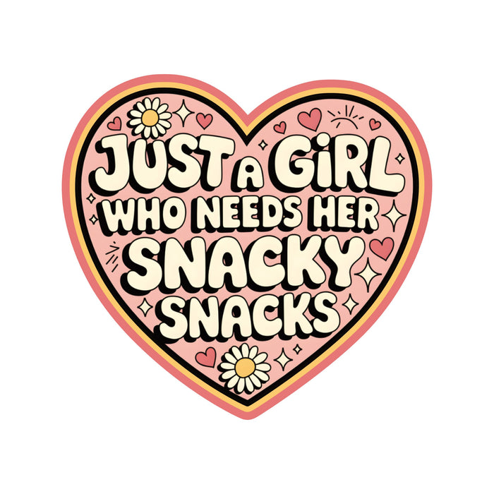 Snacky Snacks Vinyl Sticker