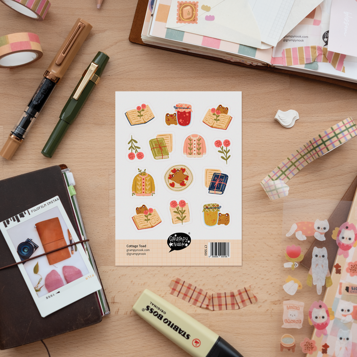 Cottage Toad Sticker Sheet