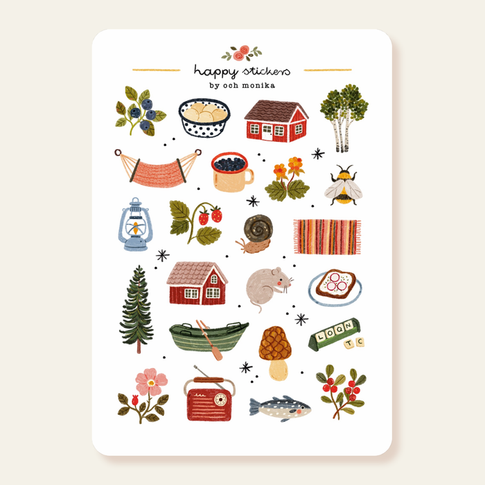 Summer Cottage - Sticker Sheet