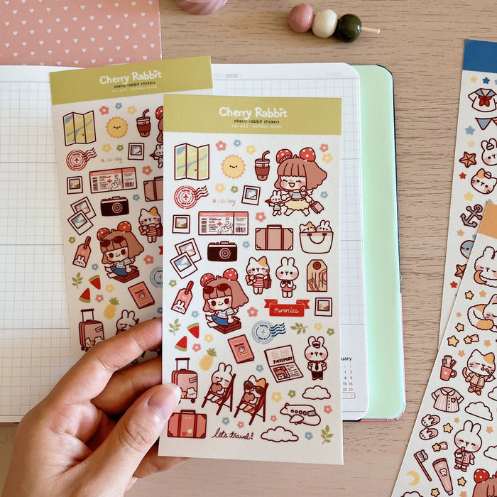 Holiday Mode Washi Sticker Sheet (Updated Version)