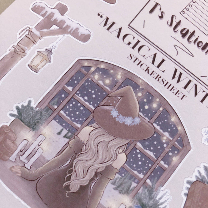 Magical Winter Sticker Sheet