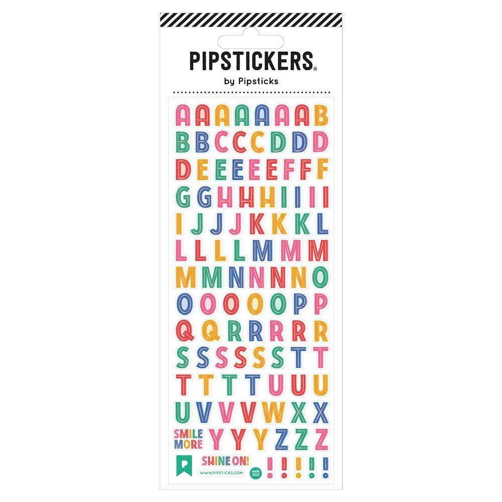 Smile Set Alphabet Stickers — WashiGang