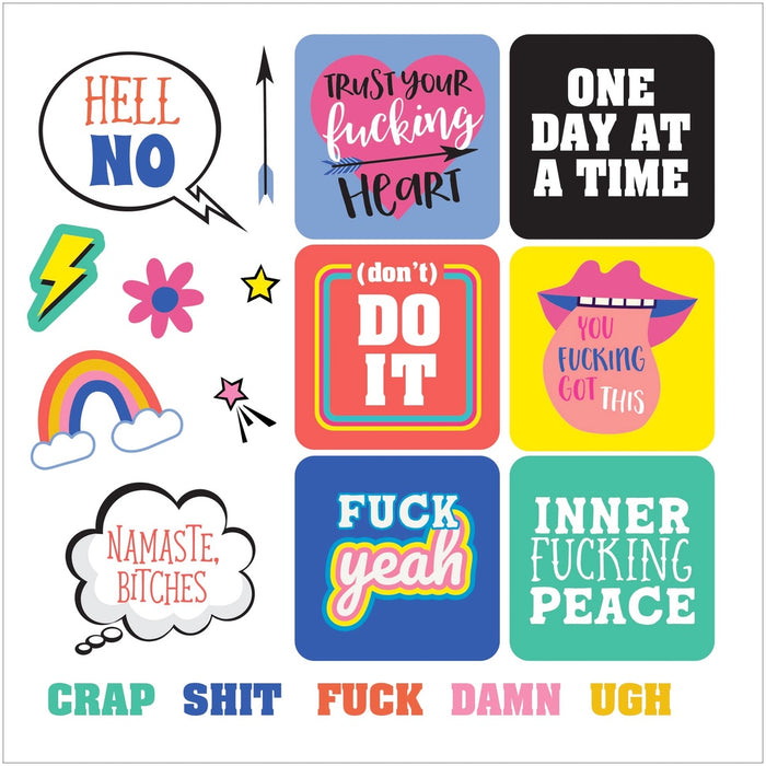 Inner F*cking Peace Sticker Book - Over 750 Stickers!