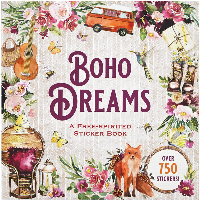 Peter Pauper Press Boho Dreams Sticker Book