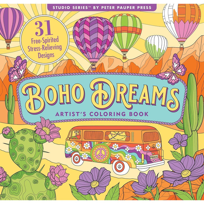Boho Dreams Artist's Colouring Book