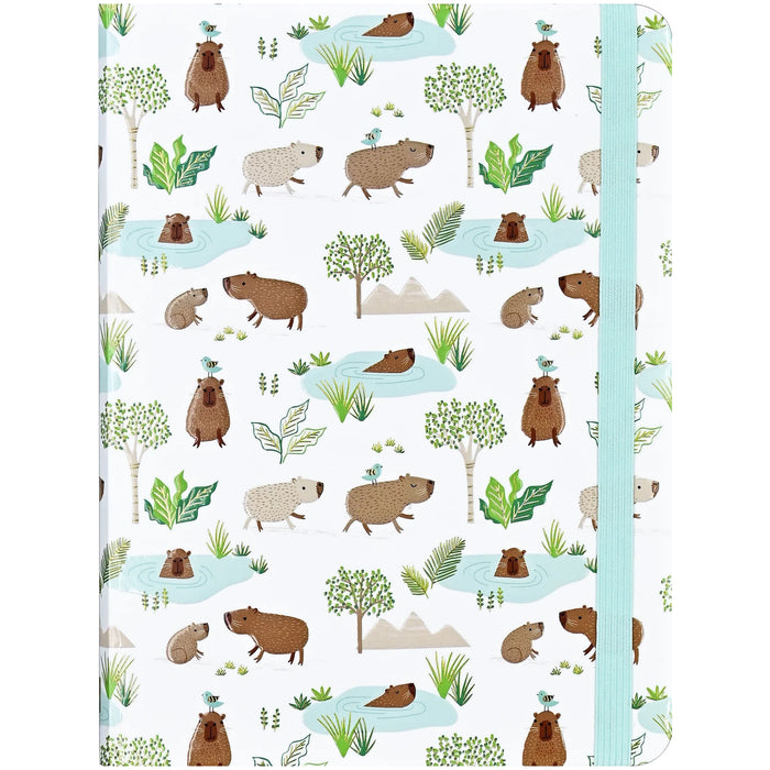 The Capybara Life Mid-Size Lined Journal