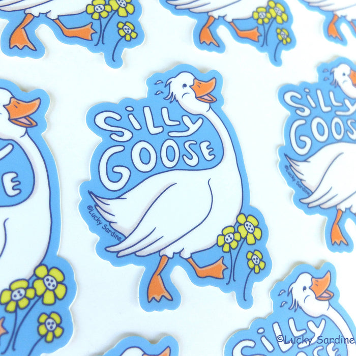 Silly Goose Vinyl Sticker