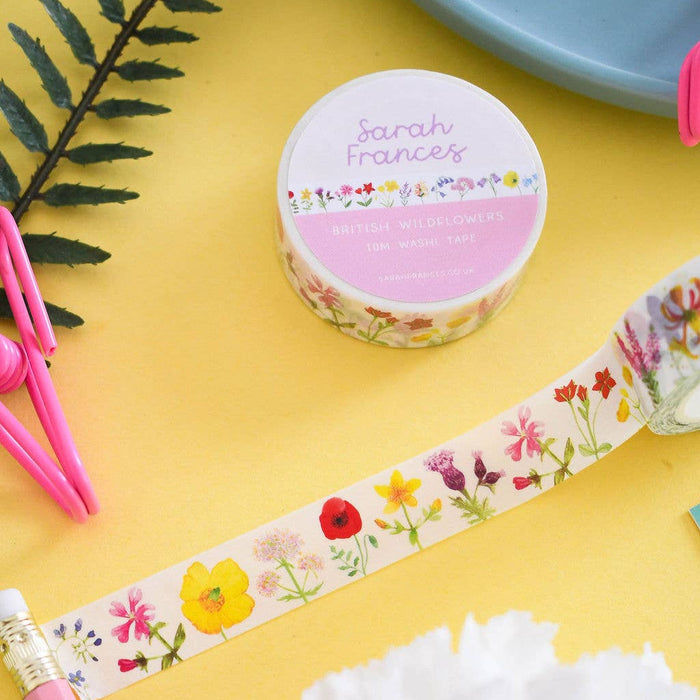 British Wildflowers Washi Tape