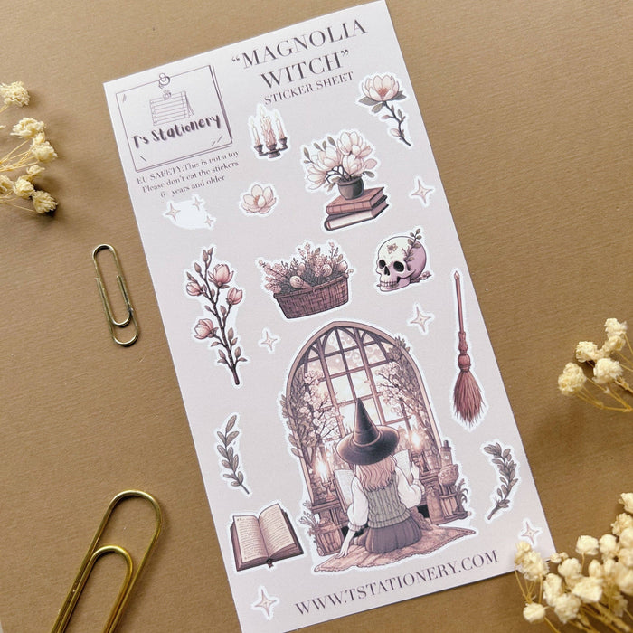 Magnolia Witch Sticker Sheet