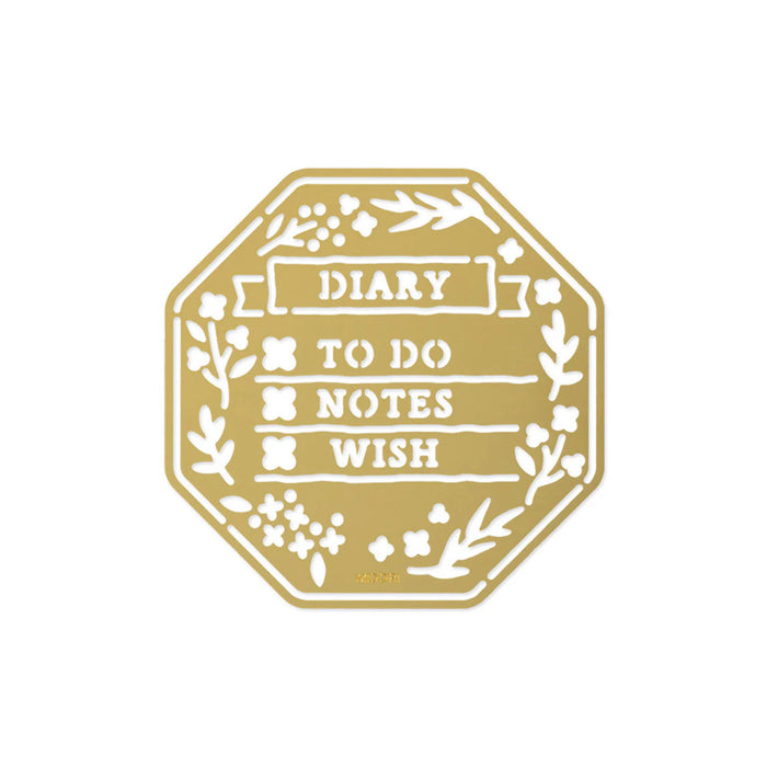 Brass Motif Template - Wreath