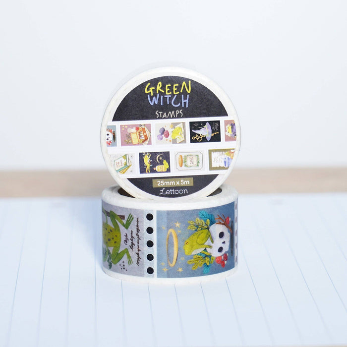 Washi Tape - Green Witch Stamps