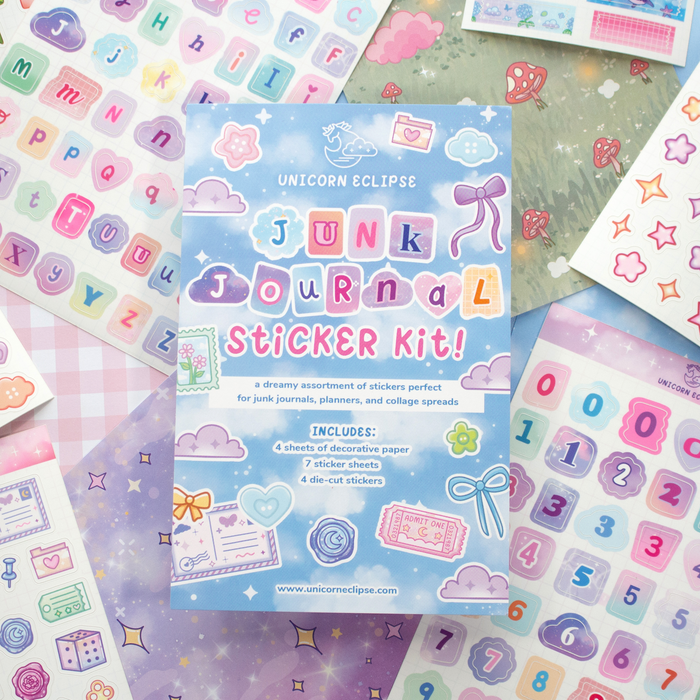 Junk Journal Sticker Kit