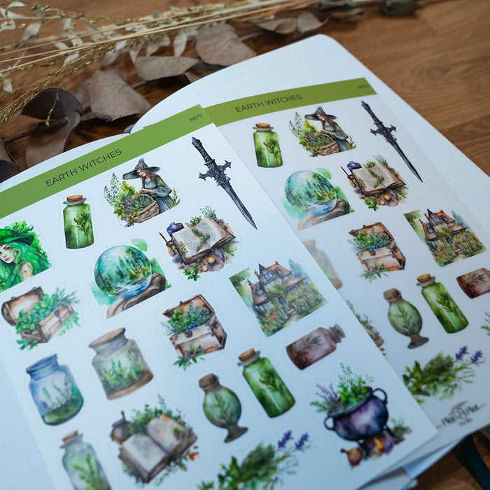 Earth Witches Sticker Sheet