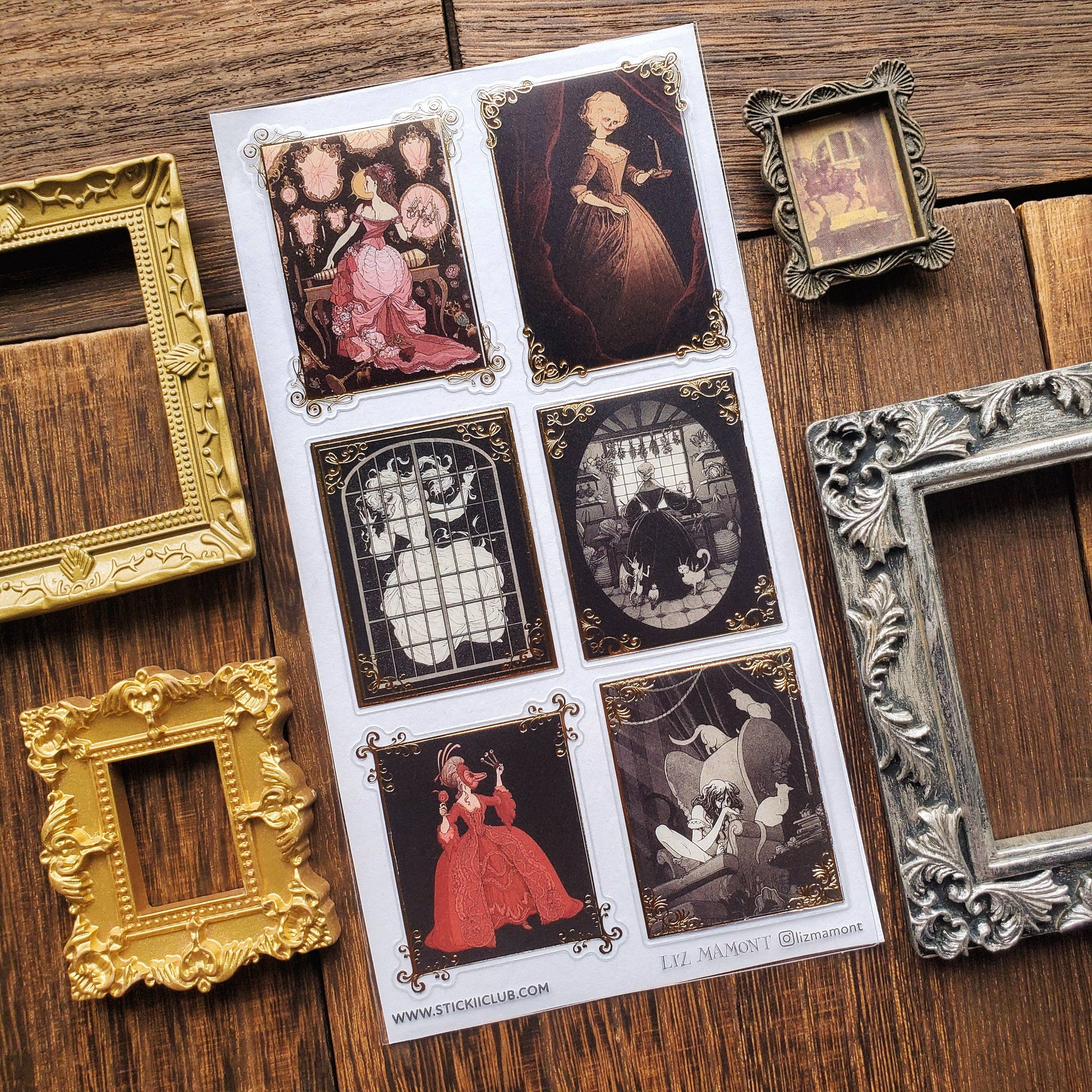 Gothic Tales Sticker Sheet — WashiGang