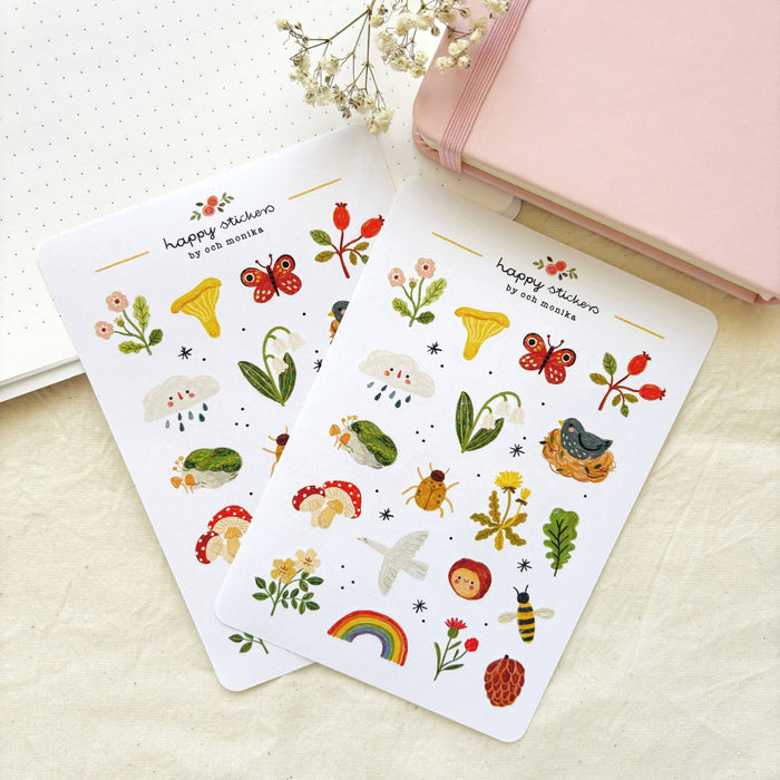 Nature - Sticker Sheet
