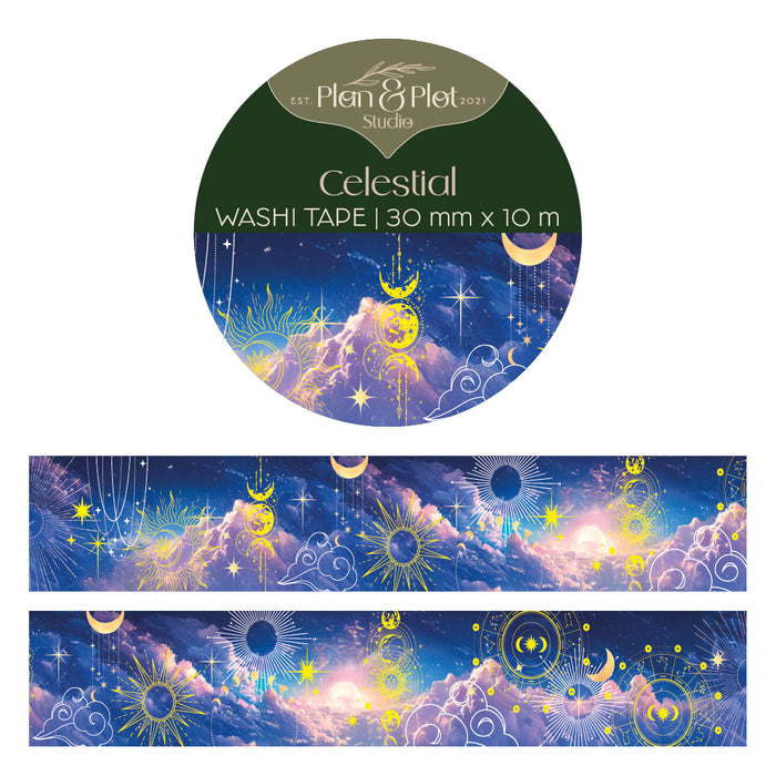 Celestial Gold Foil Washi Tape