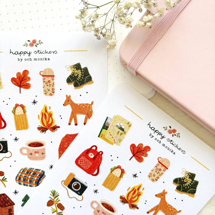 Hiking - Sticker Sheet