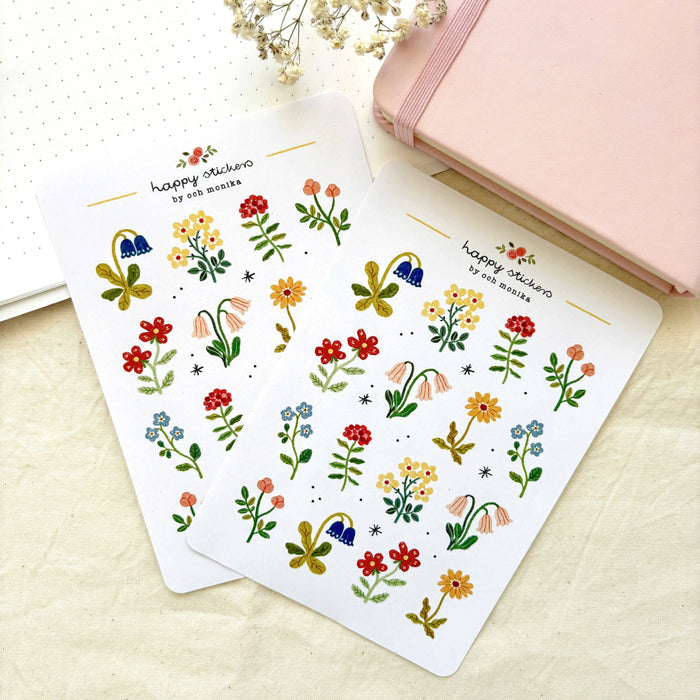 Flowers - Sticker Sheet