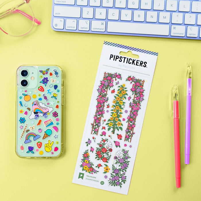 Trellis Blooms Stickers