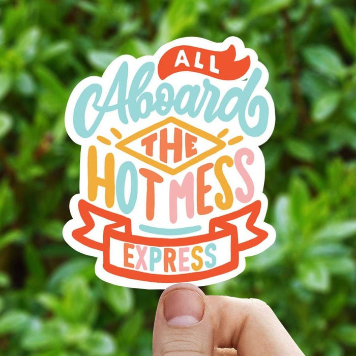 Hot Mess Express Vinyl Sticker