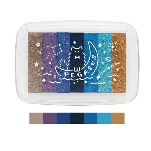 Gradation Multi-Color Ink Pad - Glitter Pegasus