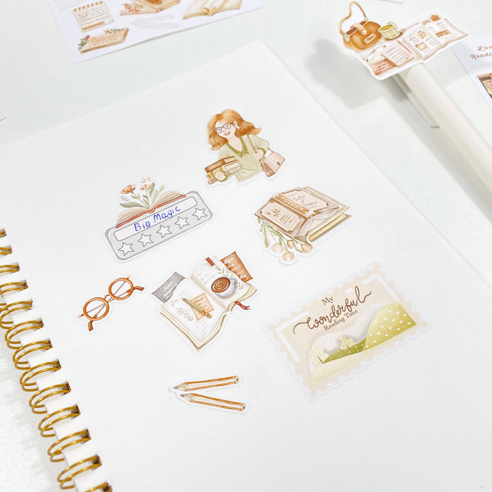 Lovely Reading Time Sticker Set - 5 Sheets