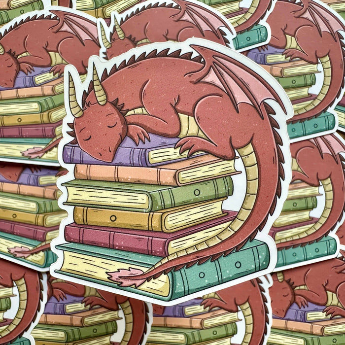 Sleeping Dragon Vinyl Sticker