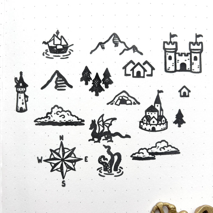 Fantasy Map Stamp Kit