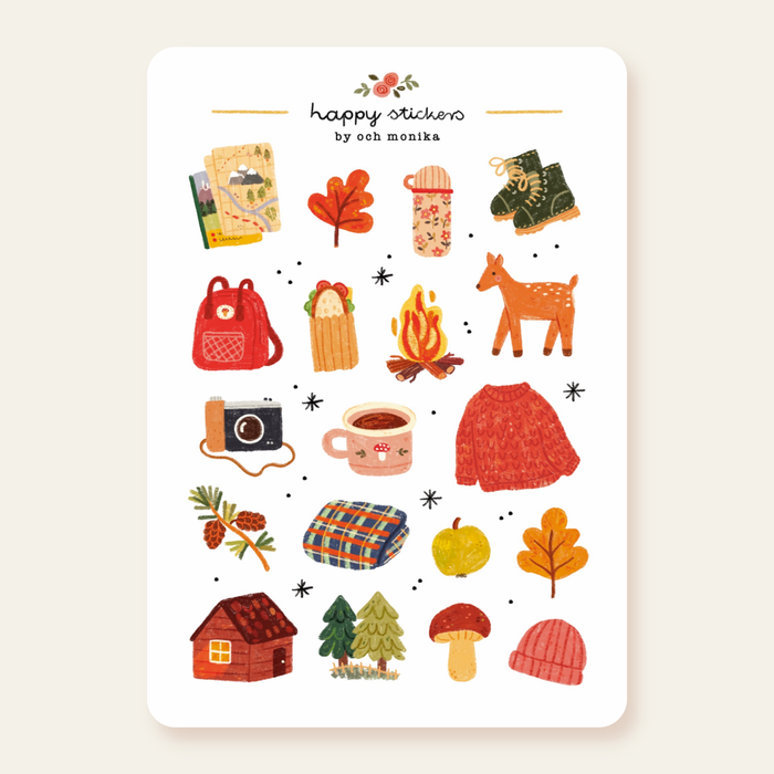 Hiking - Sticker Sheet