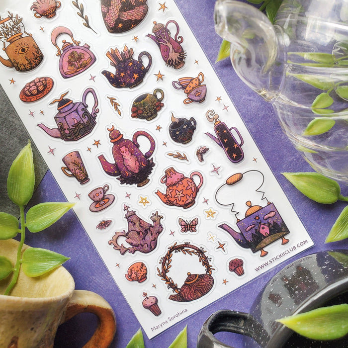 Starbrewed Tea Party Sticker Sheet
