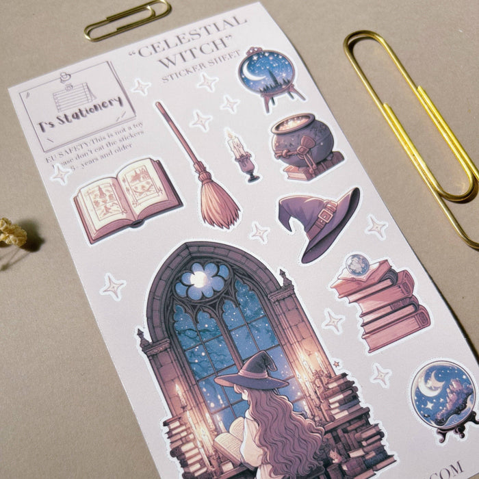 Celestial Witch Sticker Sheet