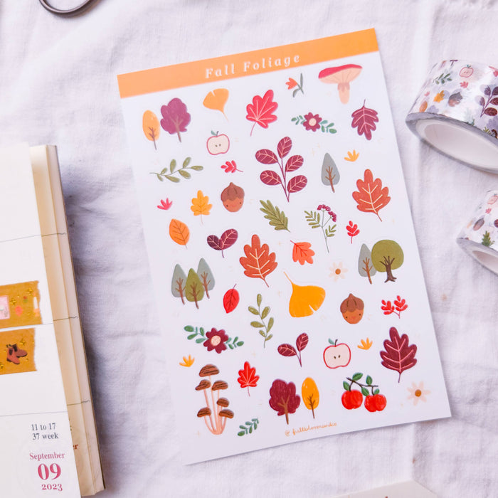 Fall Foliage Sticker Sheet