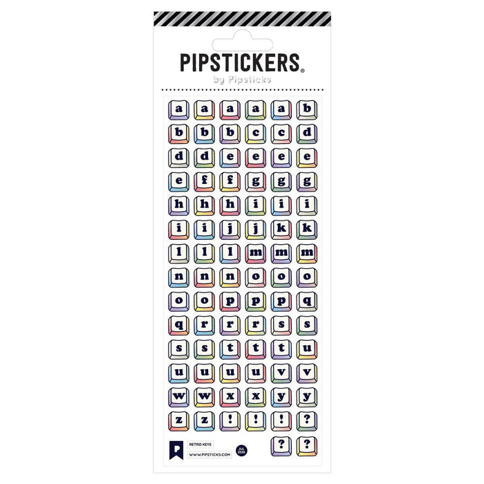 Retro Keys Stickers