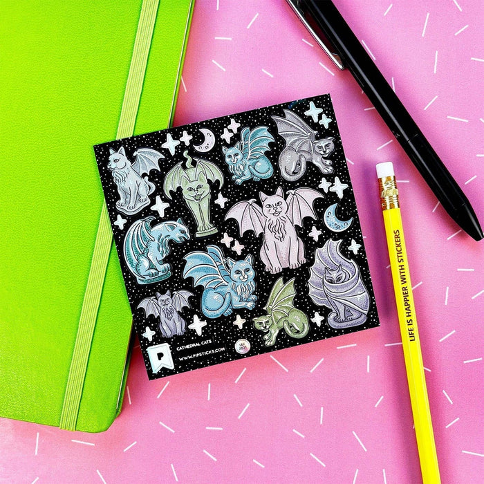 Cathedral Cats Stickers