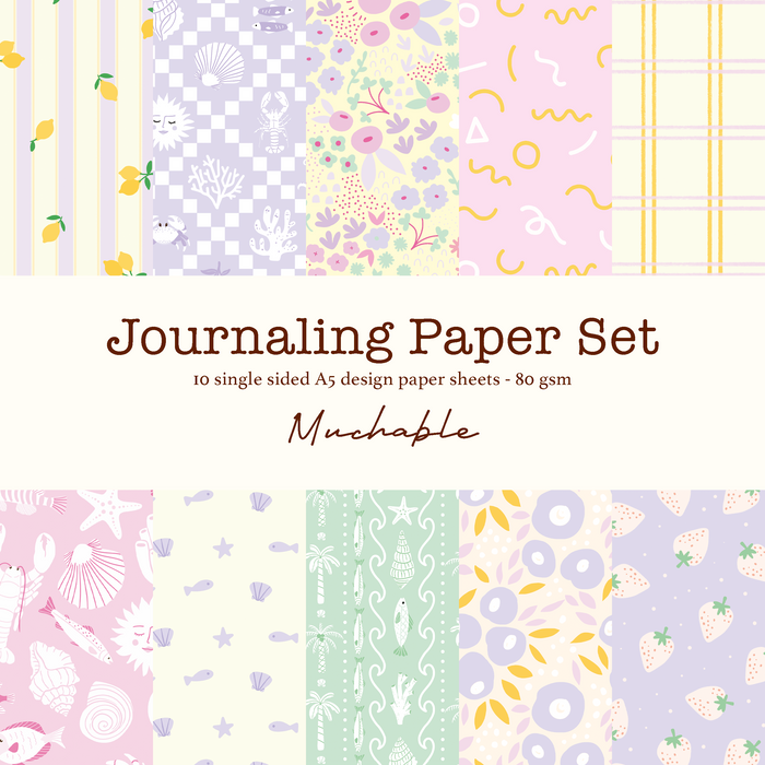 Journaling Paper Set - Pastel Summer
