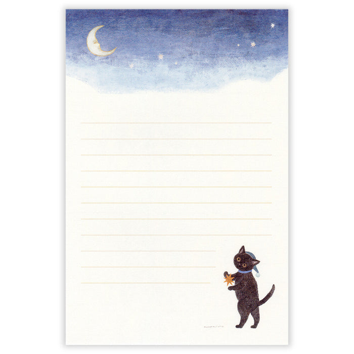 Letter Writing Pad - Late-Night Cat